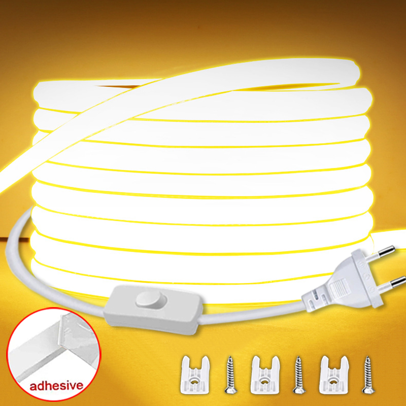 Outdoor Power Strip - COB Led 스트립 EU 전원 220V