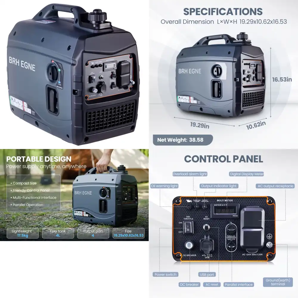 Portable Generator Inverter - YHS 2500W 3kW 저소음 인버터 발전기
