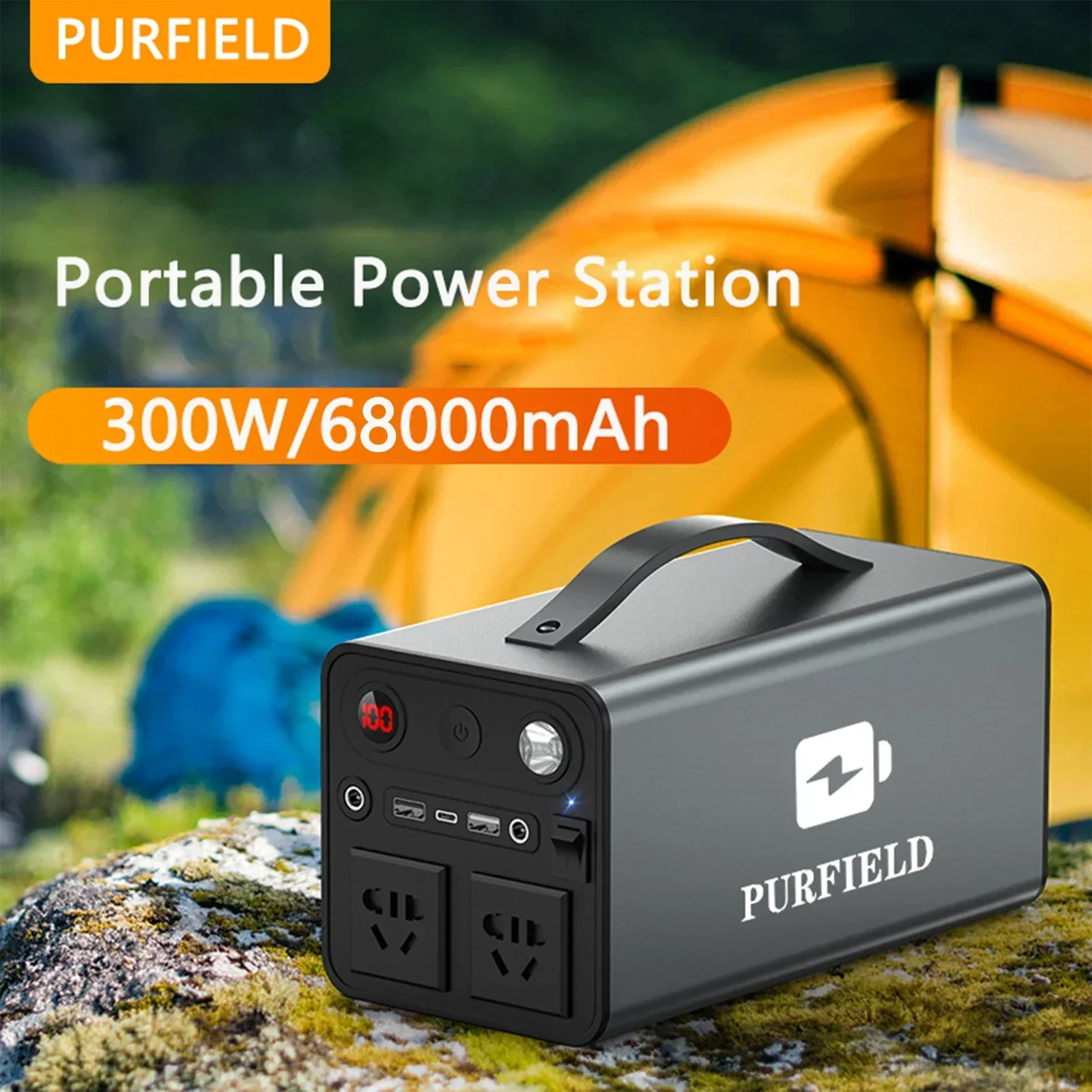Outdoor Power Tower - PURFIELD 휴대용 전원 보조배터리, 스테이션 발전기