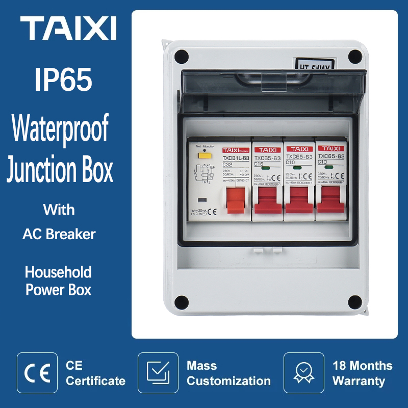 Outdoor Power Outlet Box - 회로 차단기 전원 플라스틱 접합 와이어