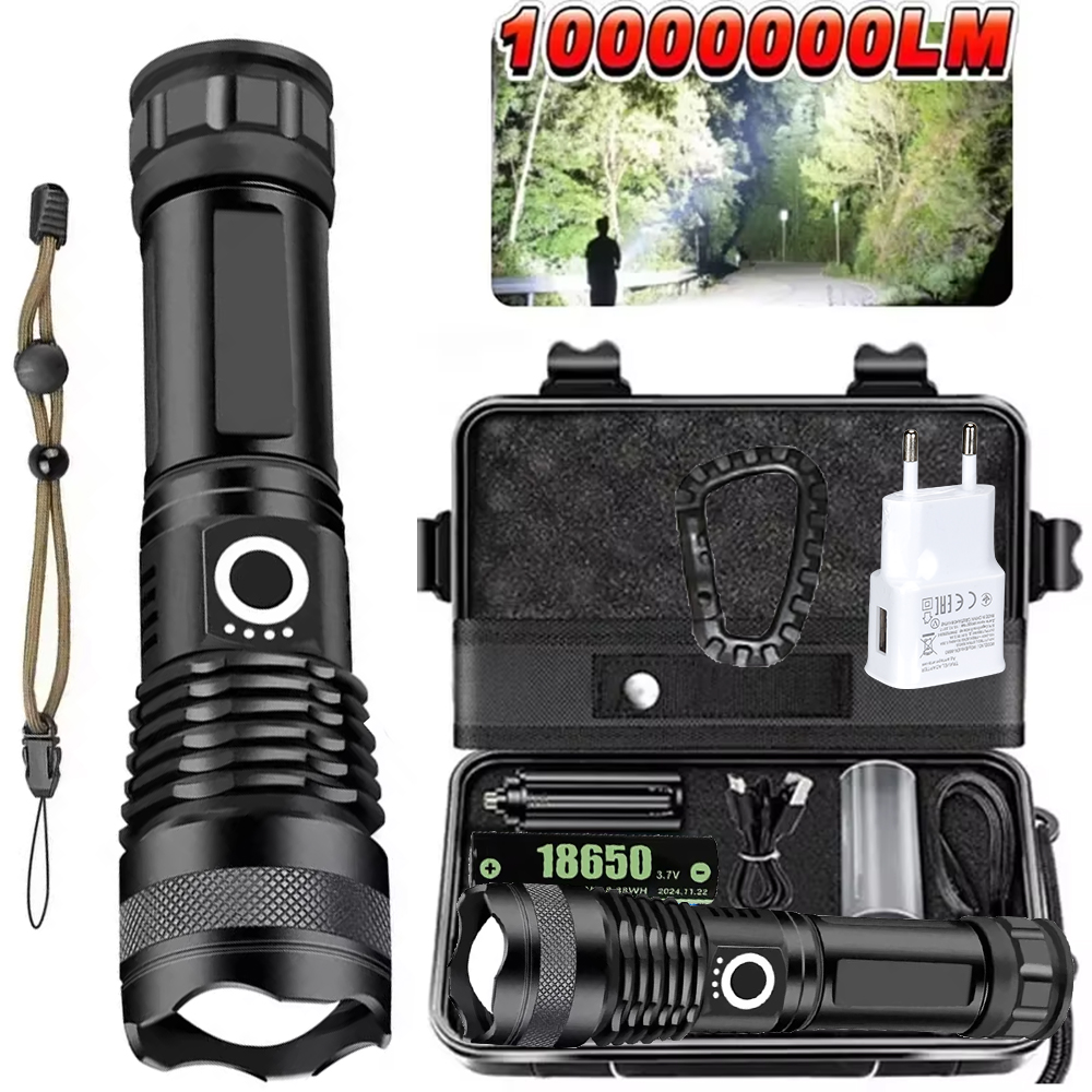 Outdoor Power For Camping - 고출력 LED 손전등 충전식 5 모드