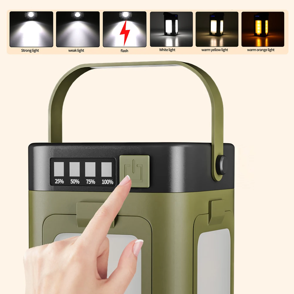 태양광 야외 휴대용 캠핑 조명, 태양열 충전 접이식 2 - Outdoor Power For Camping 리뷰 및 가격
