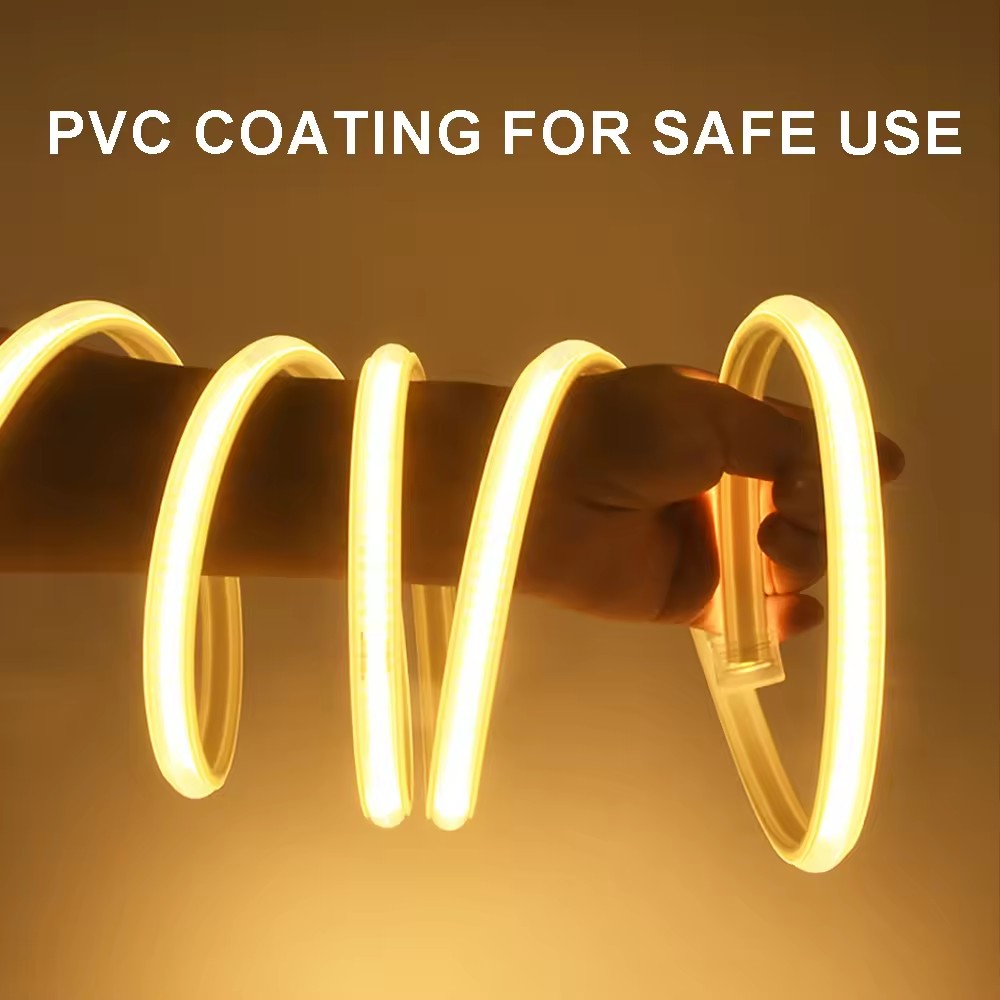 COB Led 스트립 EU 전원 220V LED 스트립 - Outdoor Power Strip 리뷰 및 가격