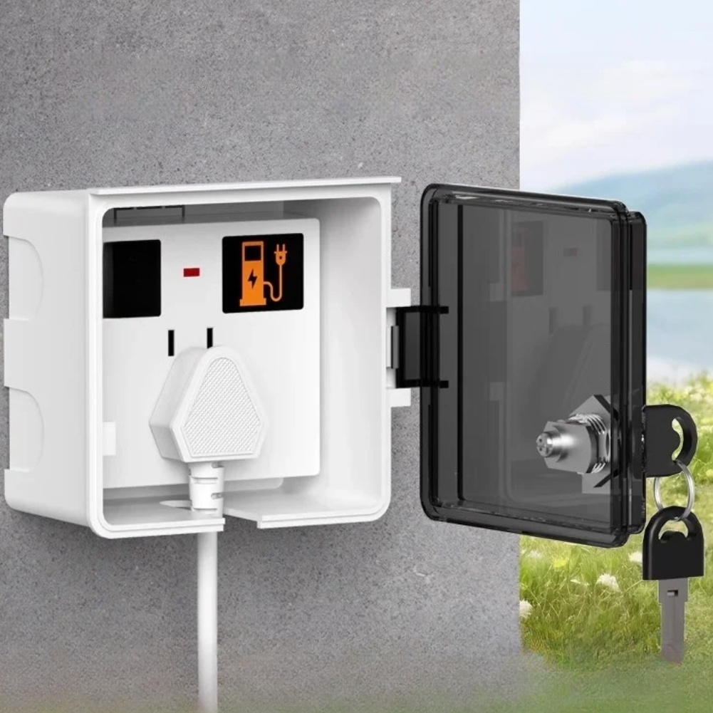 1Pcs 86 유형 잠금 가능 소켓 방수 방진 상자 야 - Outdoor Power Point Cover 리뷰 및 가격