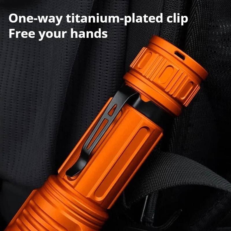 강력한 조명 LED 손전등 줌 가능 TYPE-C 충전식 - Outdoor Power For Camping 리뷰 및 가격