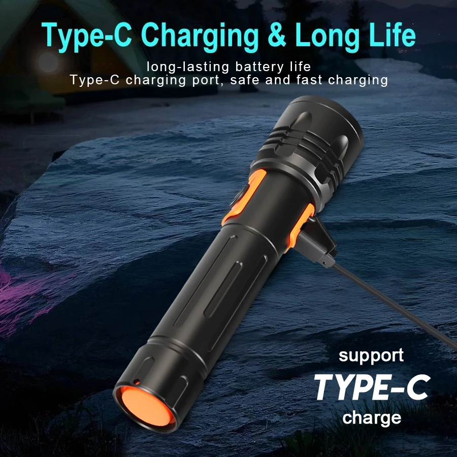 야외 캠핑 낚시를 위한 텔레스코픽 줌 슈퍼 밝은 전술  - Outdoor Power For Camping 리뷰 및 가격