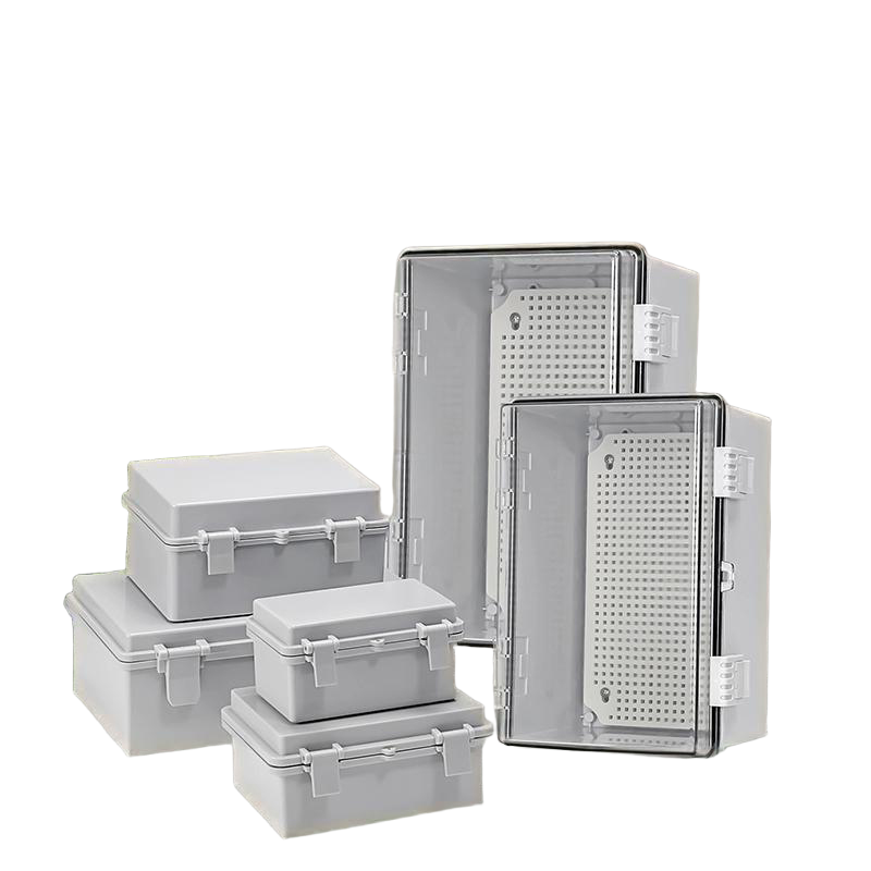 IP66 방수 전기 접속함, 회색/투명 PC 인클로저가 - Outdoor Power Outlet Box 리뷰 및 가격