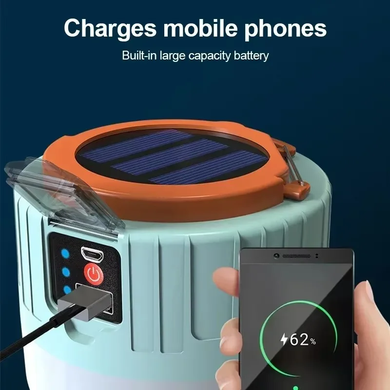 태양열 캠핑 랜턴 충전식 LED 휴대용 작업등 리모컨  - Outdoor Power For Camping 리뷰 및 가격