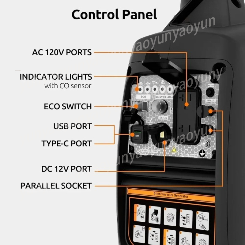 휴대용 인버터 발전기 2500W 가스 구동 - Portable Generator Inverter 리뷰 및 가격