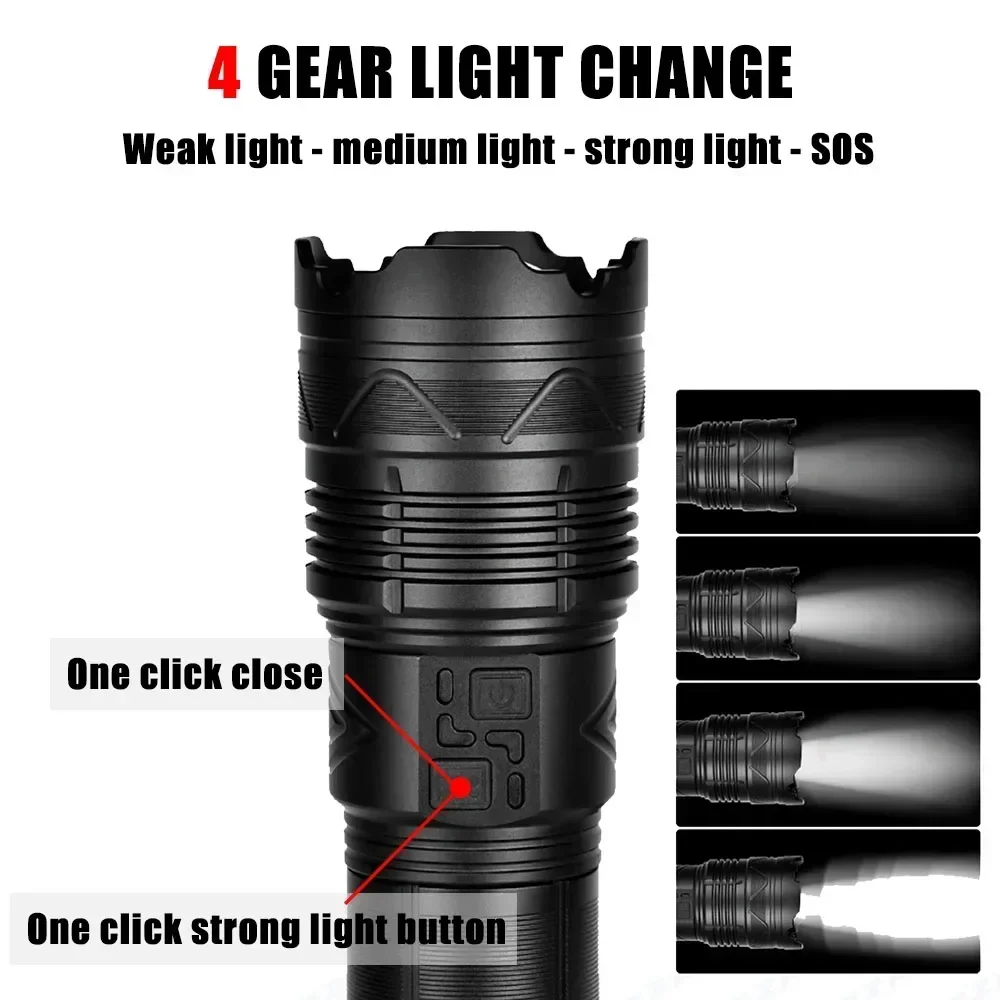 99000000LM 슈퍼 브라이트 LED 손전등 100 - Outdoor Power Meter 리뷰 및 가격