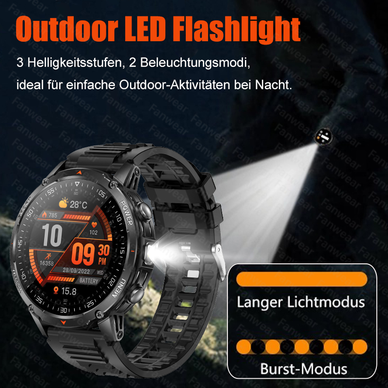 Fanwear 새로운 군용 야외용 견고한 남성용 스마트 - Outdoor Power Monitor 리뷰 및 가격