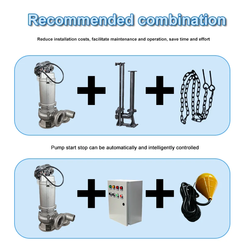 스테인리스 스틸 논클로그 수중 진흙 오수 펌프 산업 폐 - Water Pump Submersible 리뷰 및 가격