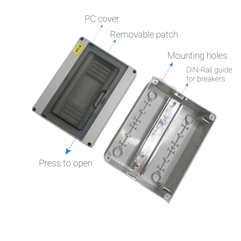 DC 차단기용 IP65 배전함 HT-2-24WAY PC - Outdoor Power Outlet Box 리뷰 및 가격