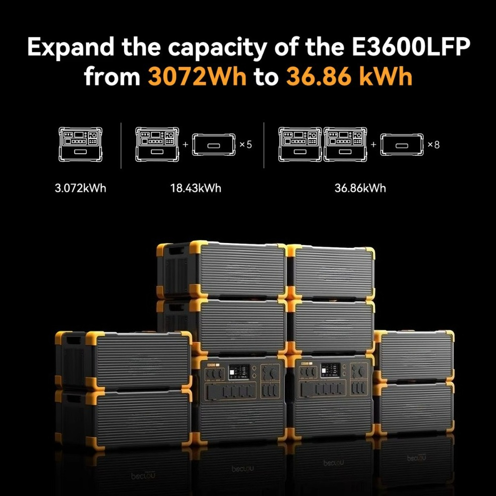 EP3800-48V 스택형 LiFePO4 배터리 팩 3 - Portable Generator Inverter 리뷰 및 가격