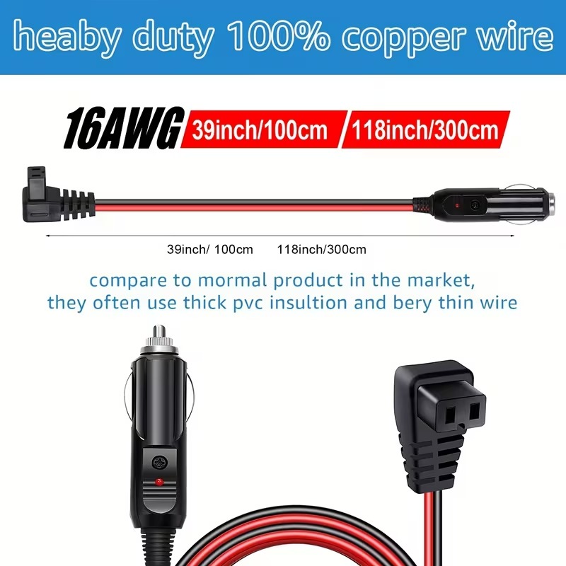 자동차 냉장고, 야외 전원 연장, 태양광 케이블에 대한 - Outdoor Power Extension Cord 리뷰 및 가격