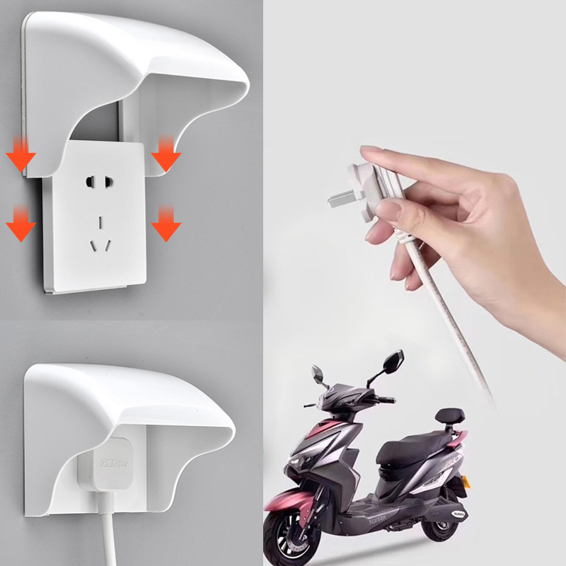 방수 상자 벽 조명 스위치 소켓 보호 상자, 흰색 플라 - Outdoor Power Point Cover 리뷰 및 가격