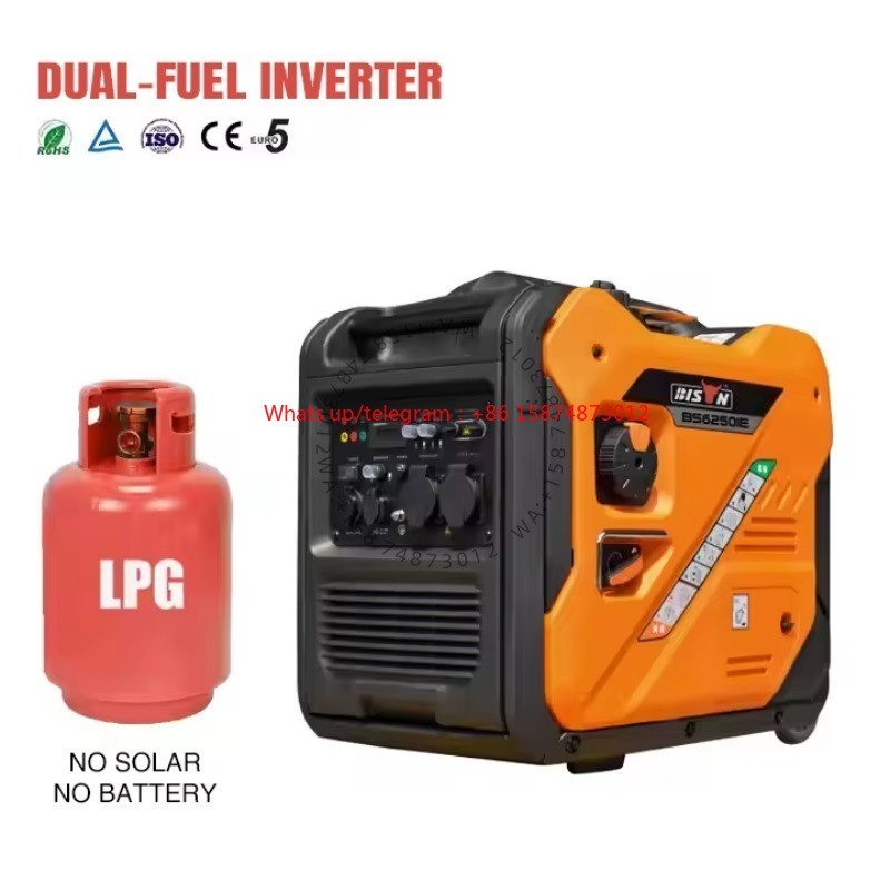 듀얼 연료 5000W 5kw 6.5kva 휴대용 초저소 - Portable Generator Inverter 리뷰 및 가격