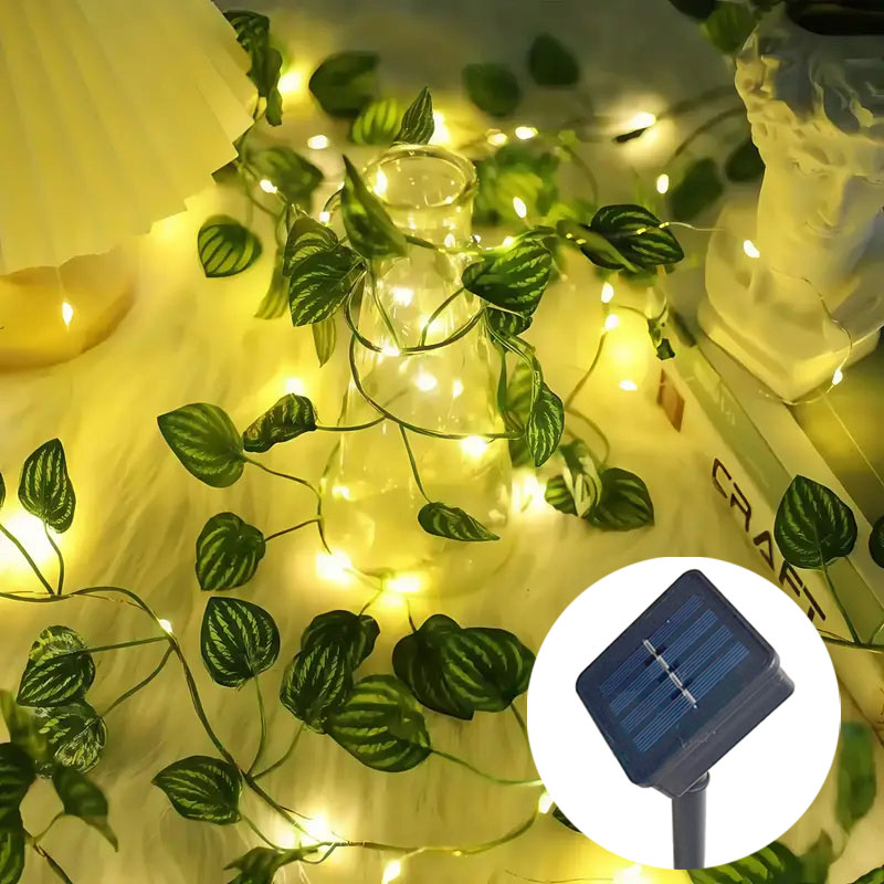 2/5/10M LED 꽃줄 인공 잎 식물 조명 스트링  - Outdoor Power And Plant 리뷰 및 가격