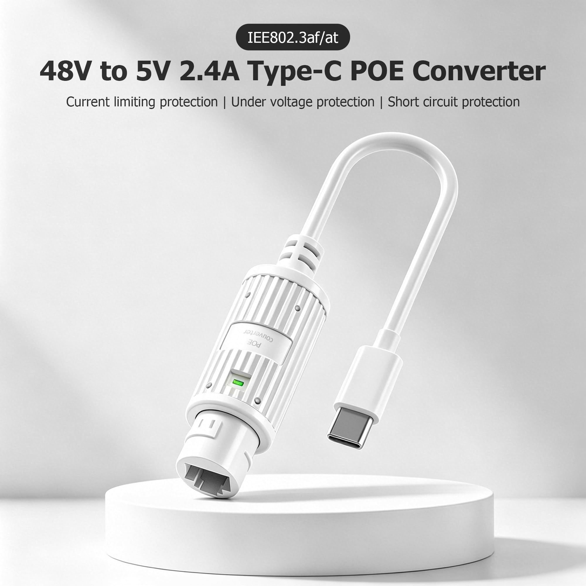 POE-USB-C 전원 변환기, 실외 방수 RJ45 암 - Outdoor Power Monitor 리뷰 및 가격
