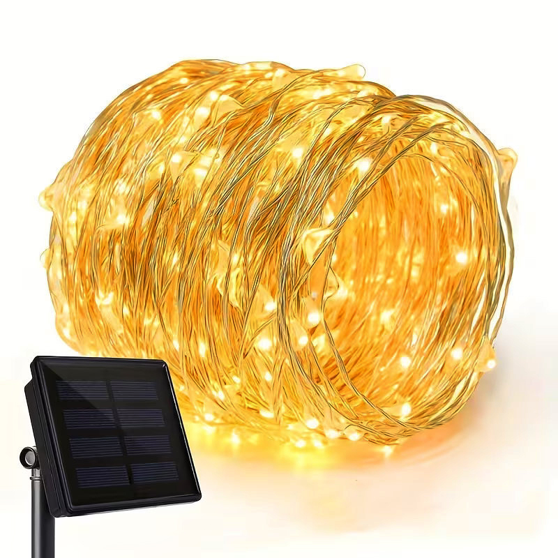 태양광 LED 가랜드 8가지 모드 반짝임 방수 야외 정 - Outdoor Power And Plant 리뷰 및 가격