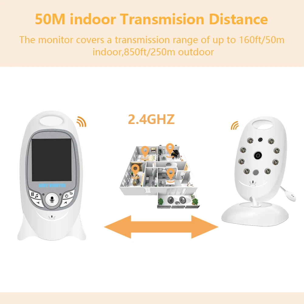 VB601 전자 베이비 모니터 카메라 비디오 2 인치  - Outdoor Power Monitor 리뷰 및 가격