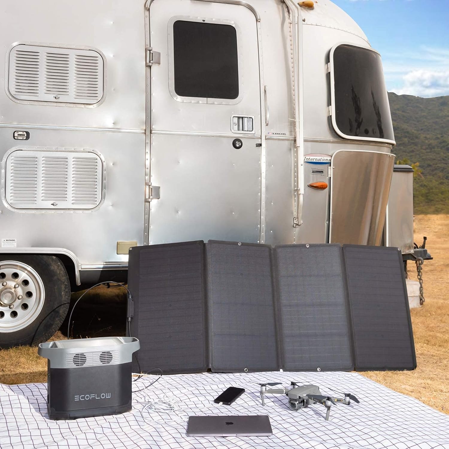 160와트 접이식 태양광 패널 휴대용 발전소 조절식 킥 - Outdoor Power For Camping 리뷰 및 가격