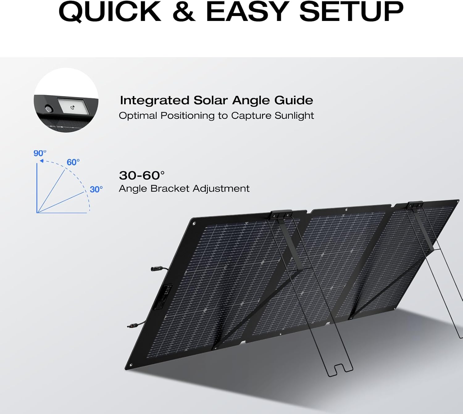 160와트 접이식 태양광 패널 휴대용 발전소 조절식 킥 - Outdoor Power For Camping 리뷰 및 가격
