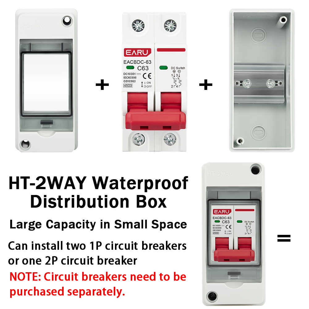HT-2 IP65 방수 배전 차단기 상자 패널 설치 2 - Outdoor Power Outlet Box 리뷰 및 가격